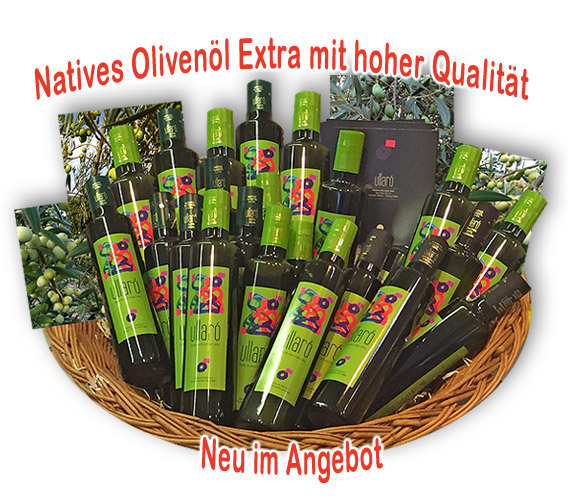 Natives Olivenöl Extra mit hoher Qualität